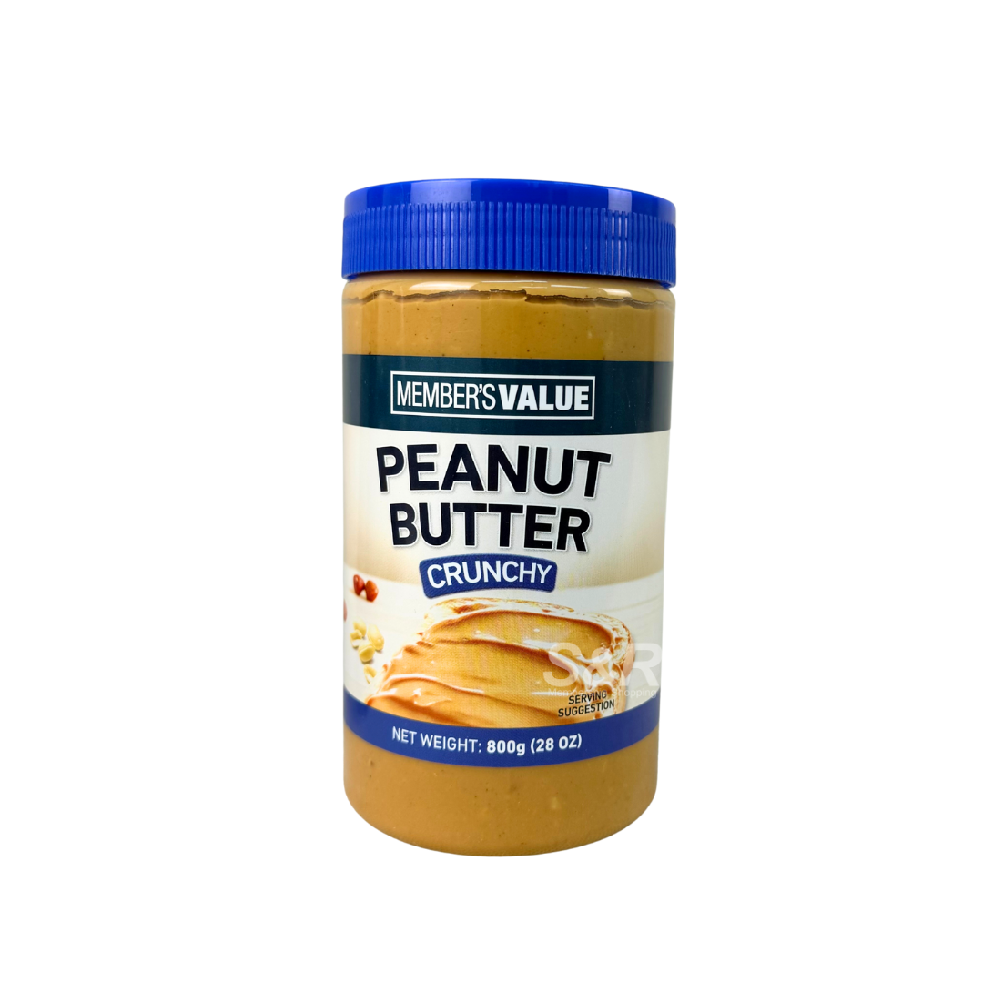 Member's Value Crunchy Peanut Butter 800g